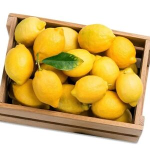 Limoni con foglia (cassetta da 7 kg)